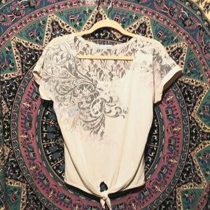 Women's Size Medium White Maurices brand blouse.